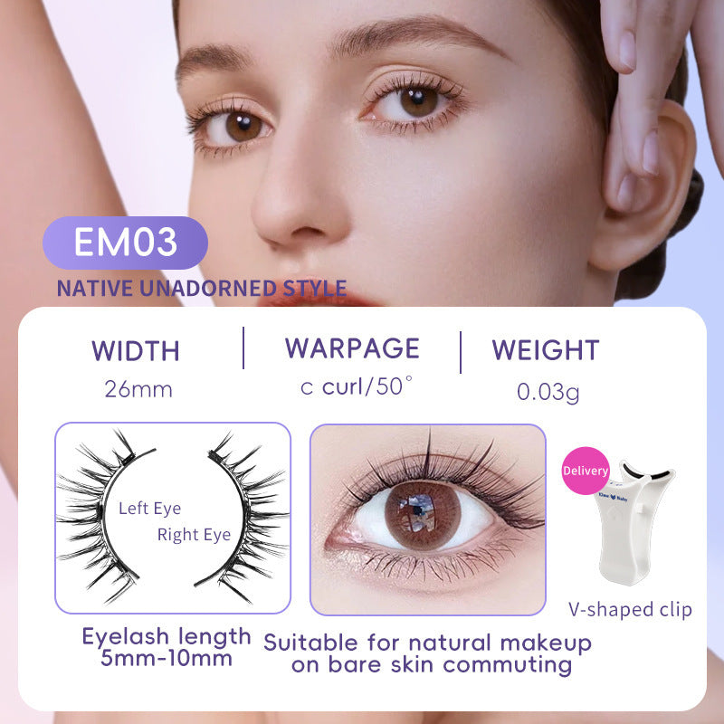 Natural Magnetic False Eyelashes