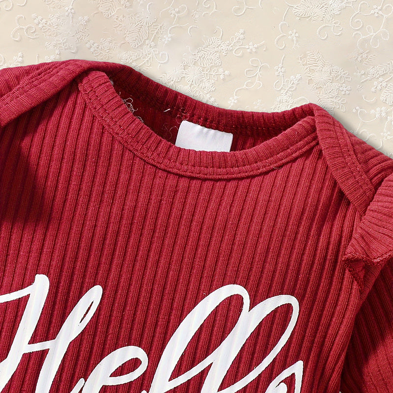 Baby Girl's Hello I'm New Here Outfit