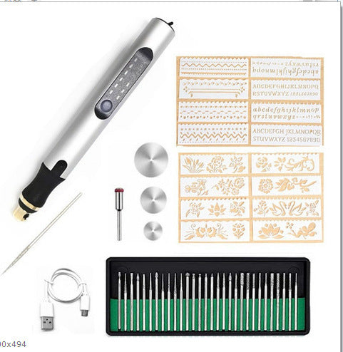 Mini Rechargeable Engraving Pen Sets