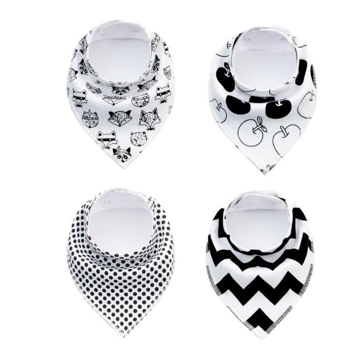 Baby Bandana Bib 4pk