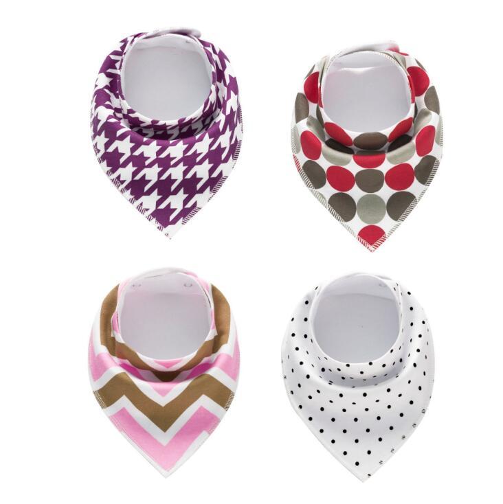 Baby Bandana Bib 4pk