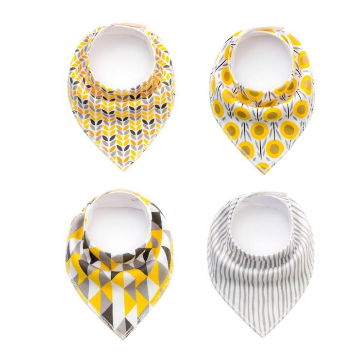 Baby Bandana Bib 4pk