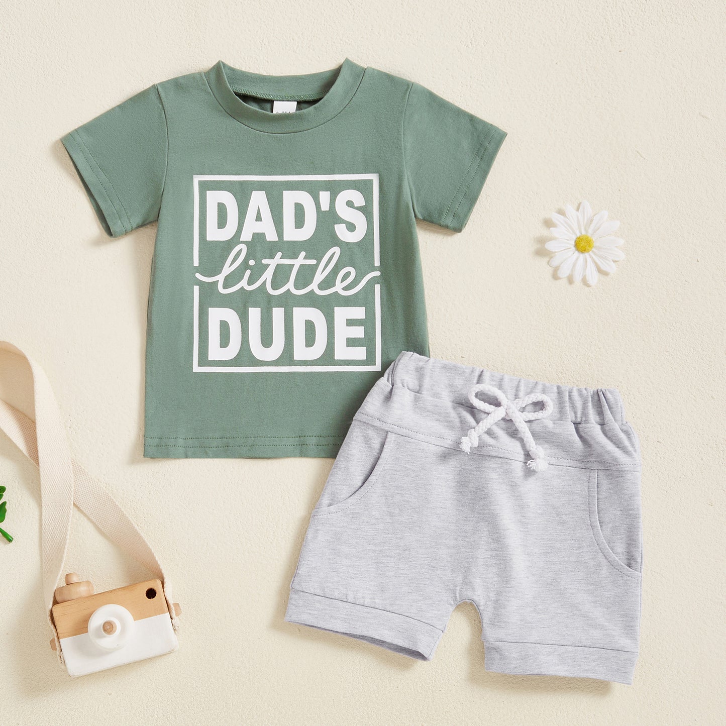 Dad's Little Dude Outfit 2pcs set