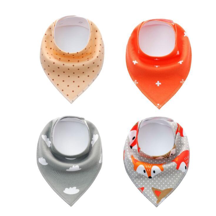 Baby Bandana Bib 4pk