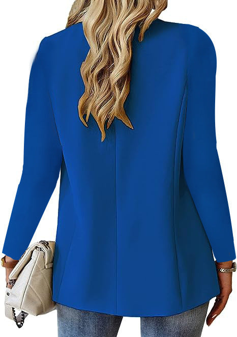 Women's Lapel Button Jacket