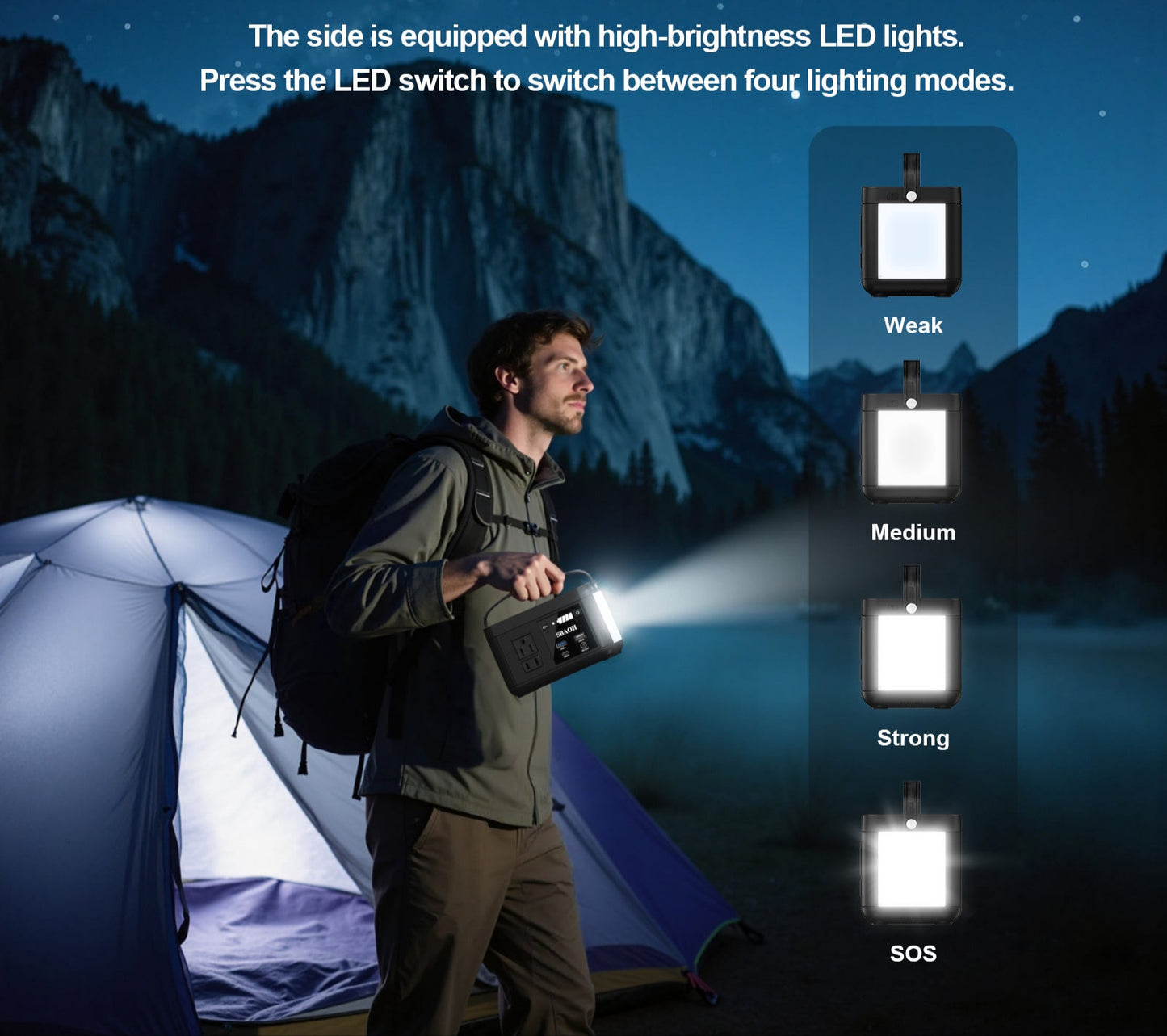 SBAOH P86 Portable Solar Generator