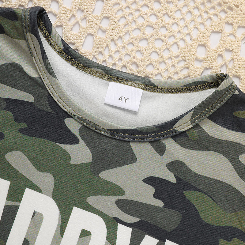 Girl's Daddy's Girl Camo Outfit