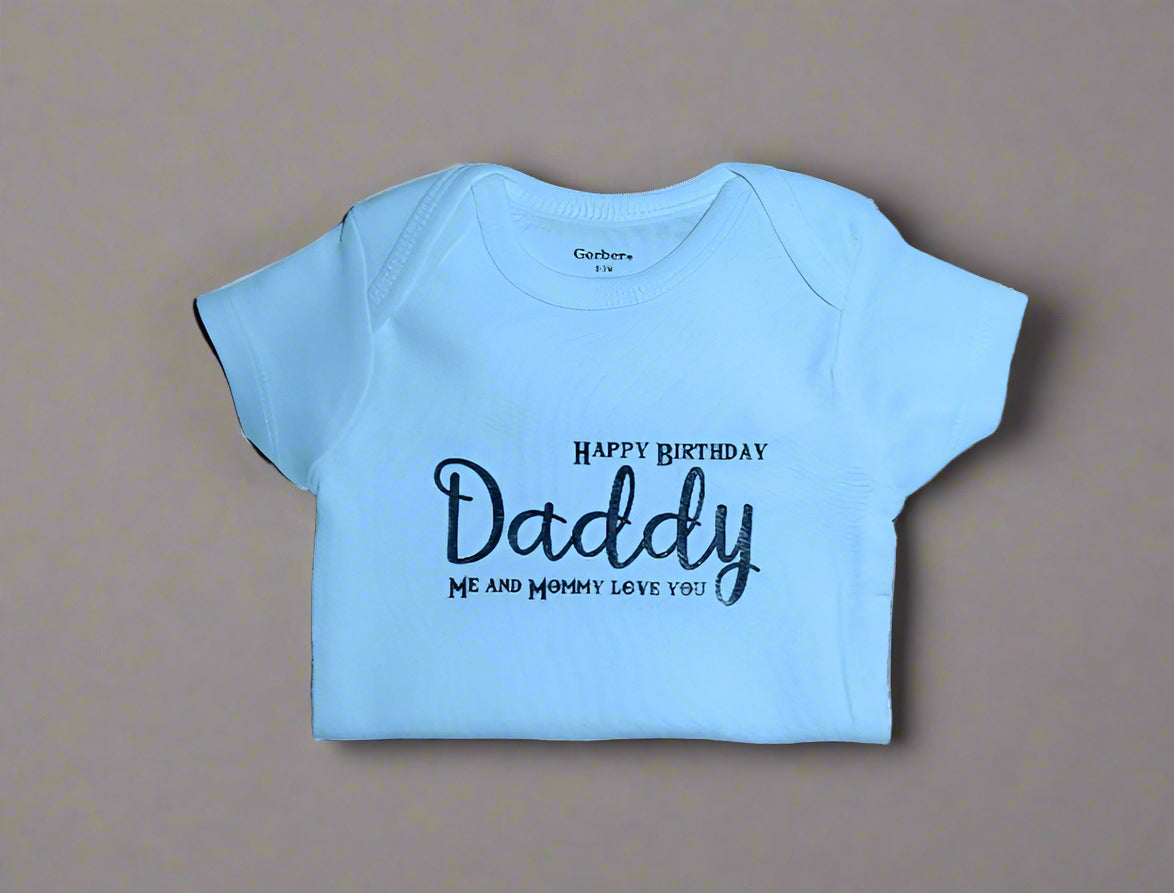 Happy Birthday Daddy Onesie