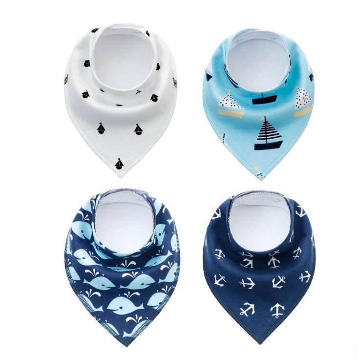 Baby Bandana Bib 4pk