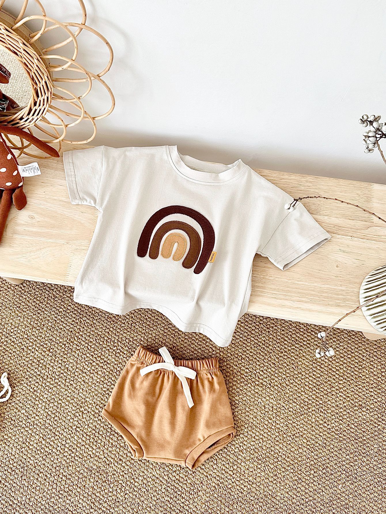 Baby Rainbow Outfit 2pcs set