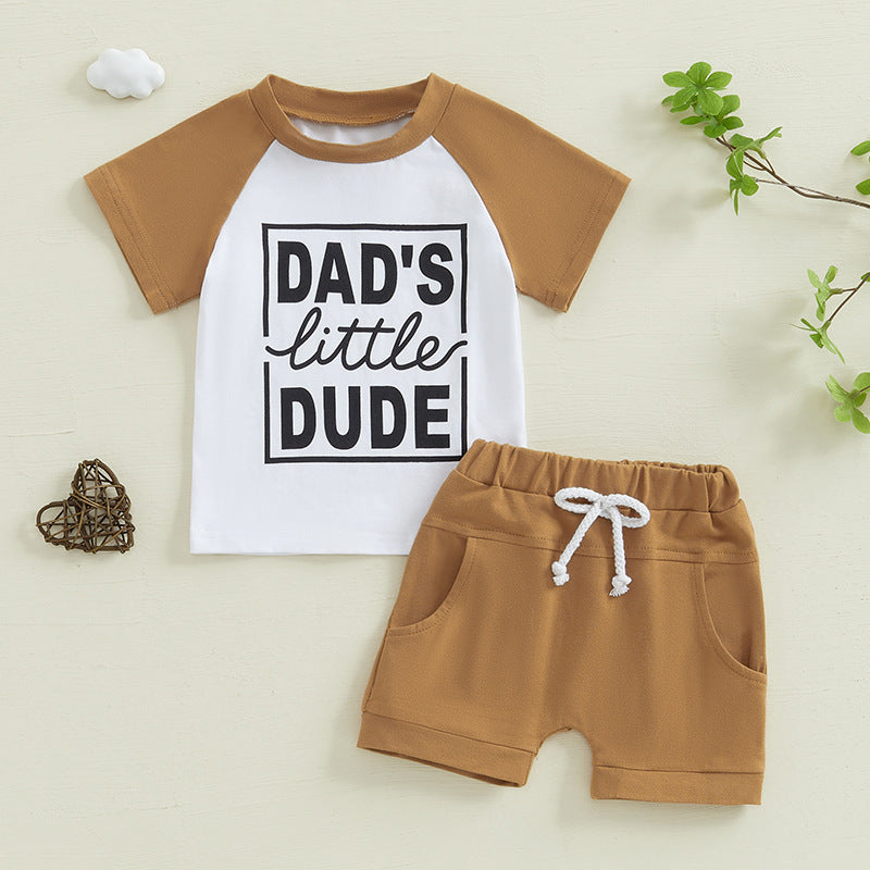 Dad's Little Dude Outfit 2pcs set