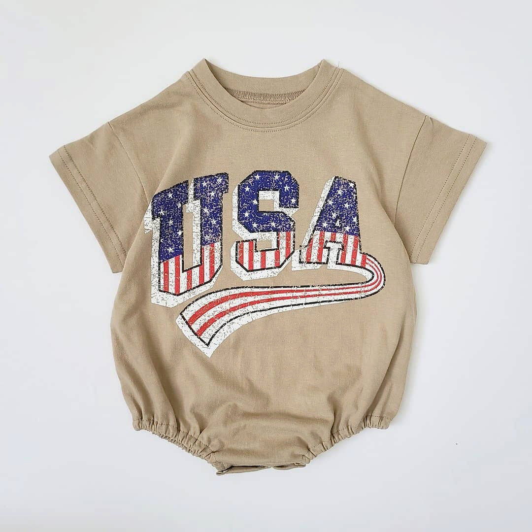 Baby Oversized USA Onesie