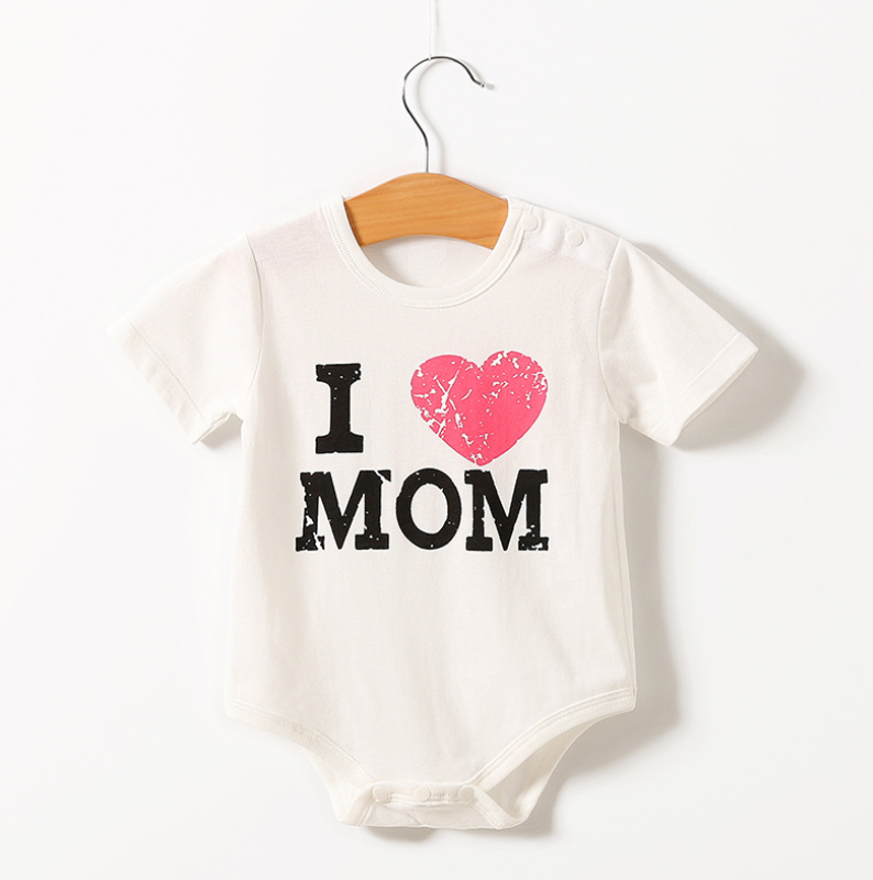 I Heart Mom/Dad Short sleeve onesie