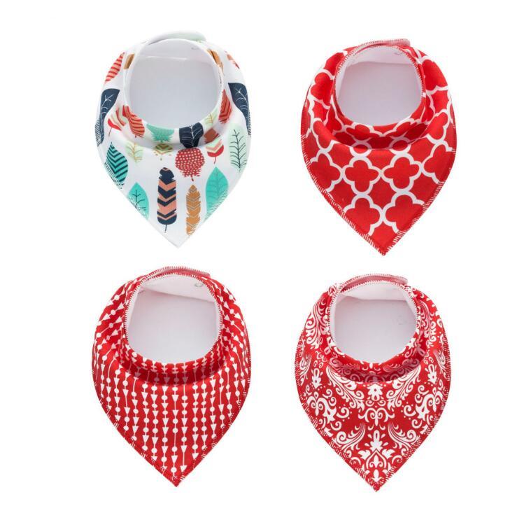 Baby Bandana Bib 4pk