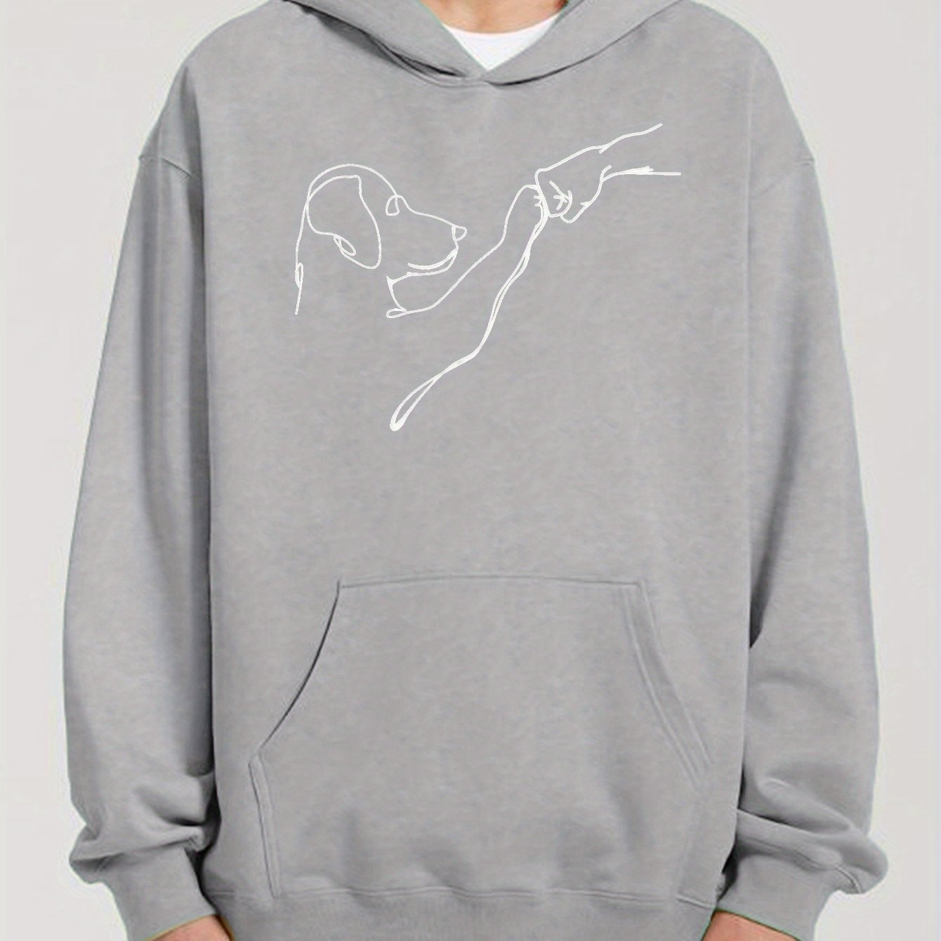 Men's Dog Fist Bump Hoodie