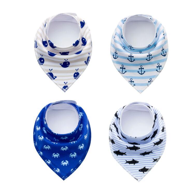 Baby Bandana Bib 4pk