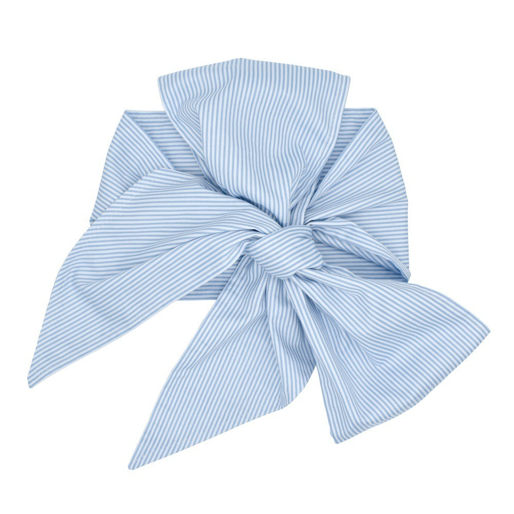 Baby Swaddling Blanket with Bow Scarf