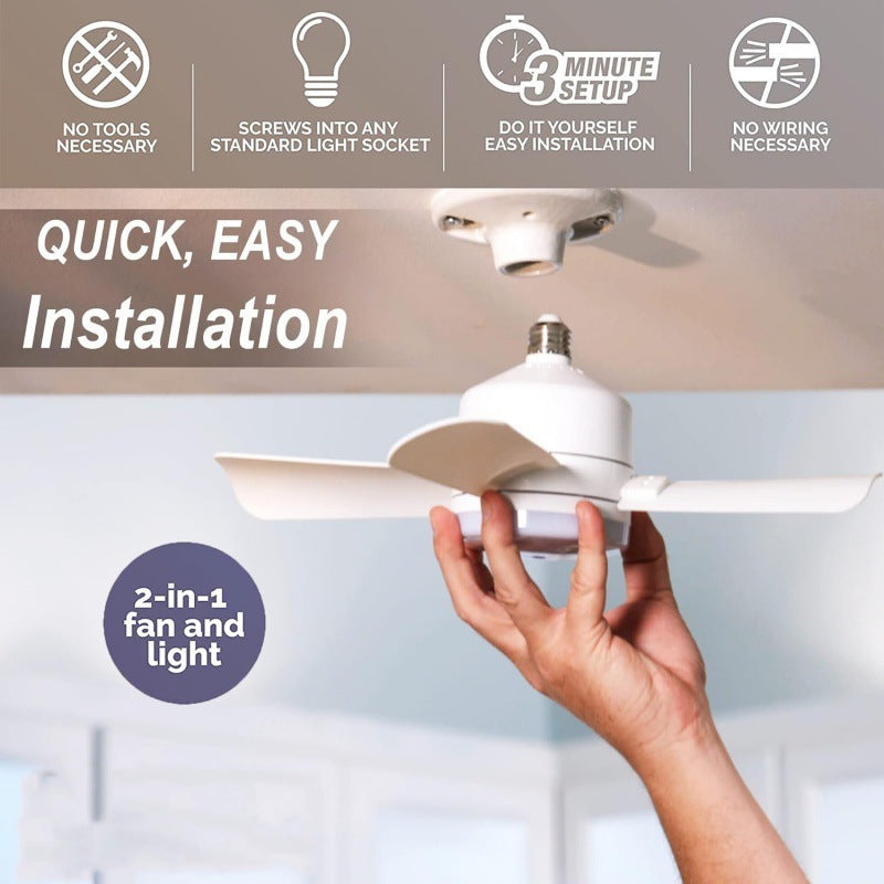 Bell + Howell Socket Fan Light