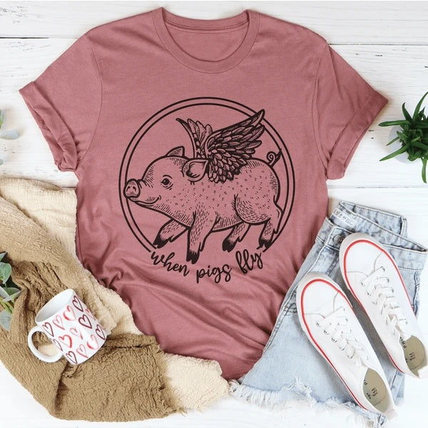 Women's When Pigs Fly Shirt