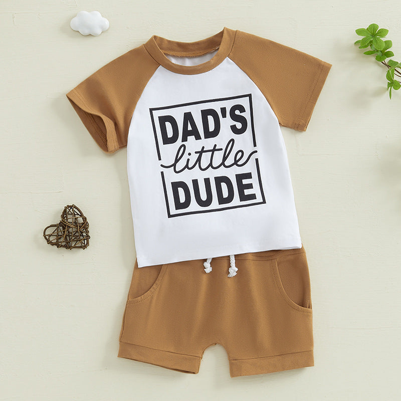 Dad's Little Dude Outfit 2pcs set