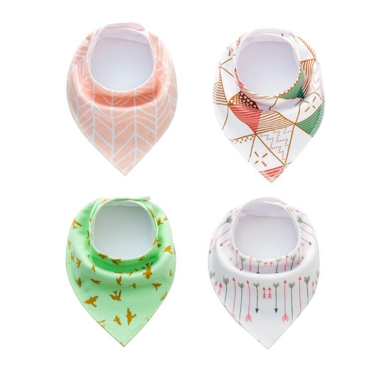Baby Bandana Bib 4pk