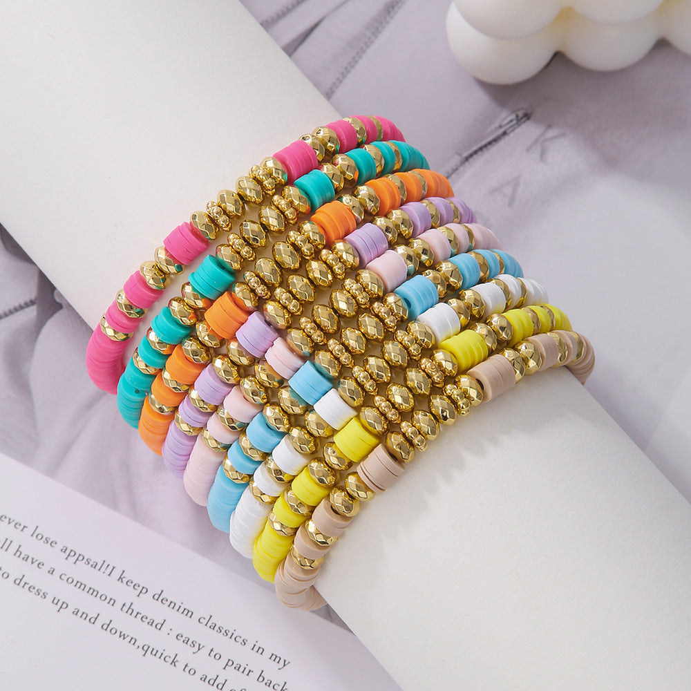 Claudia's Summer Bohemian Bracelets 9pcs set