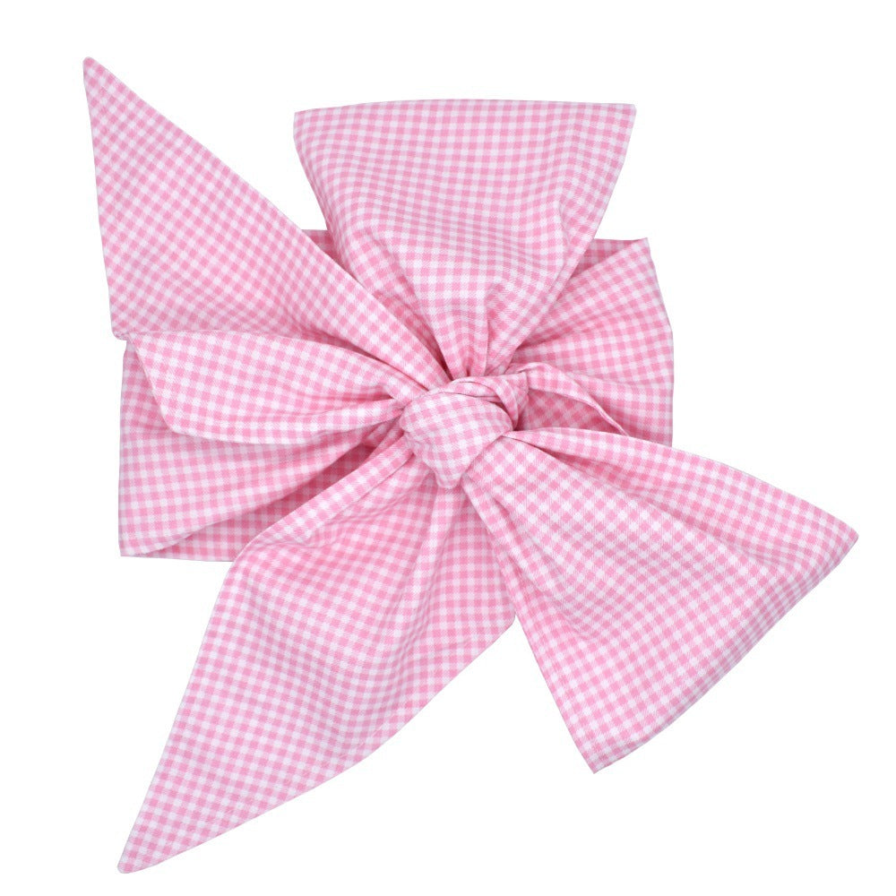 Baby Swaddling Blanket with Bow Scarf