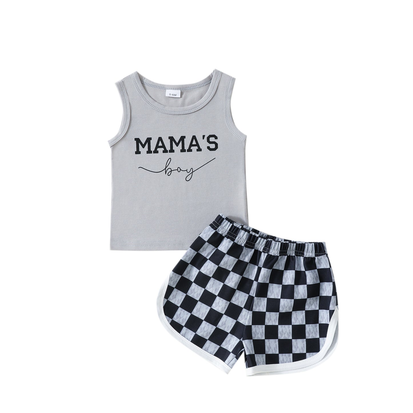 Baby Boy's Mama's Boy Outfit 2pcs set