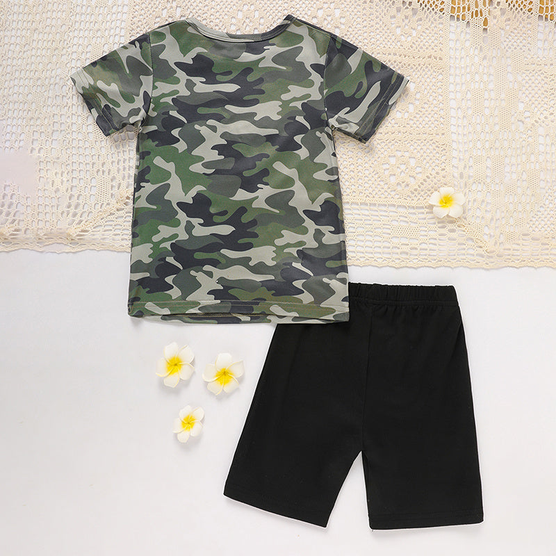 Girl's Daddy's Girl Camo Outfit