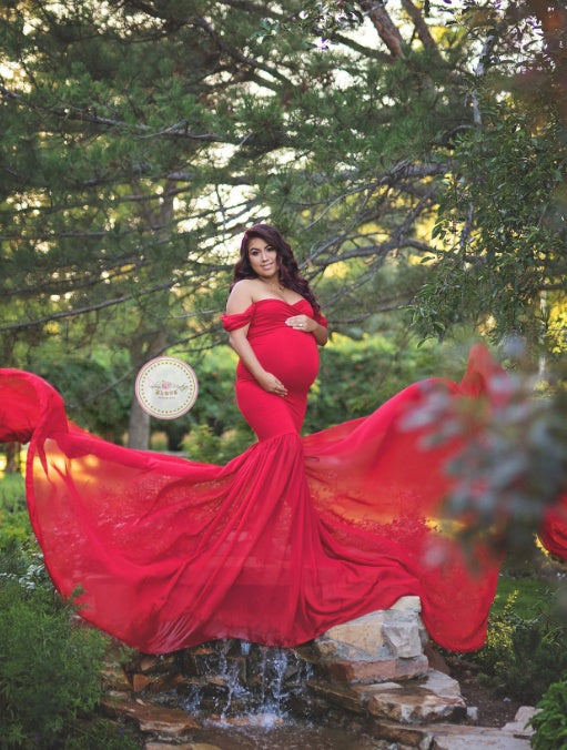 Maternity Floating Photoshoot Dress