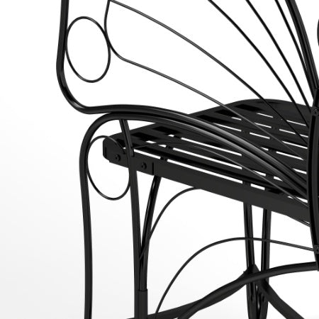 Butterfly Metal Bench