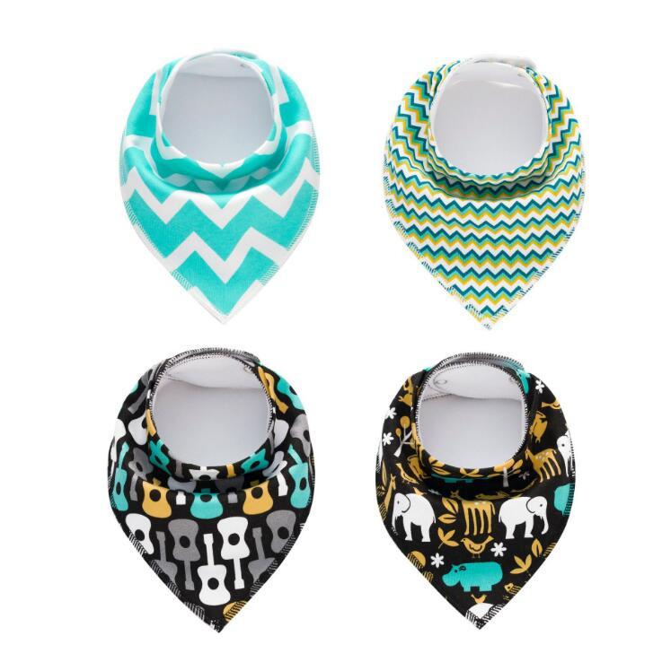 Baby Bandana Bib 4pk
