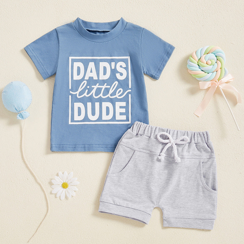 Dad's Little Dude Outfit 2pcs set