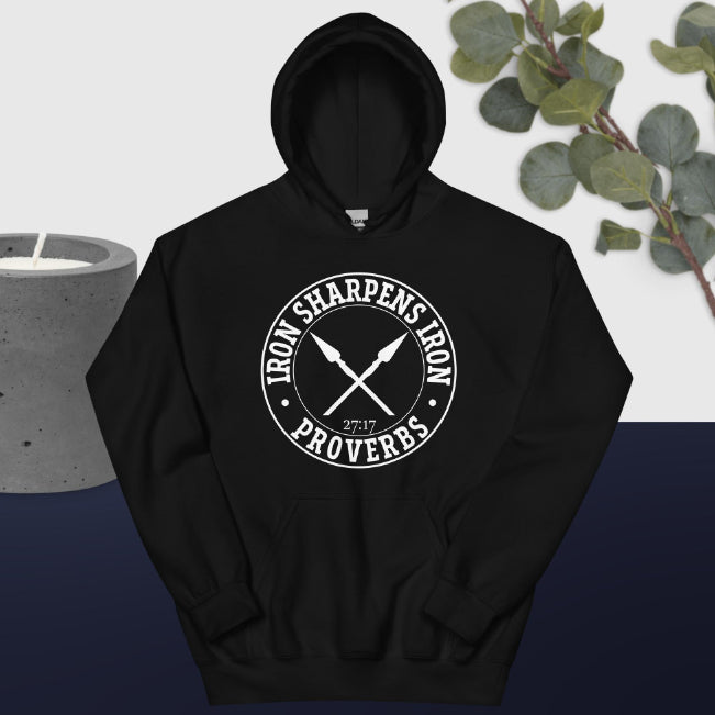 Men's Christian Iron Sharpens Iron Hoodie