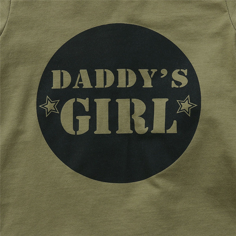 Baby Daddy's Girl Camo Outfit