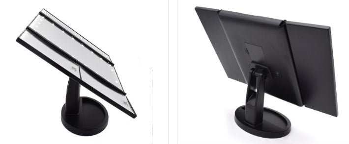 Compact Three-Sided Foldable Beauty Mirror