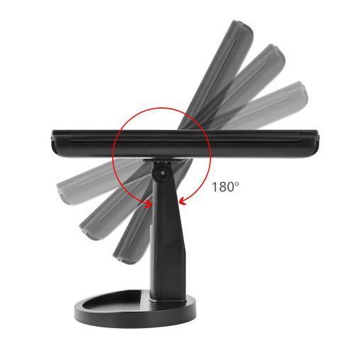 Compact Three-Sided Foldable Beauty Mirror