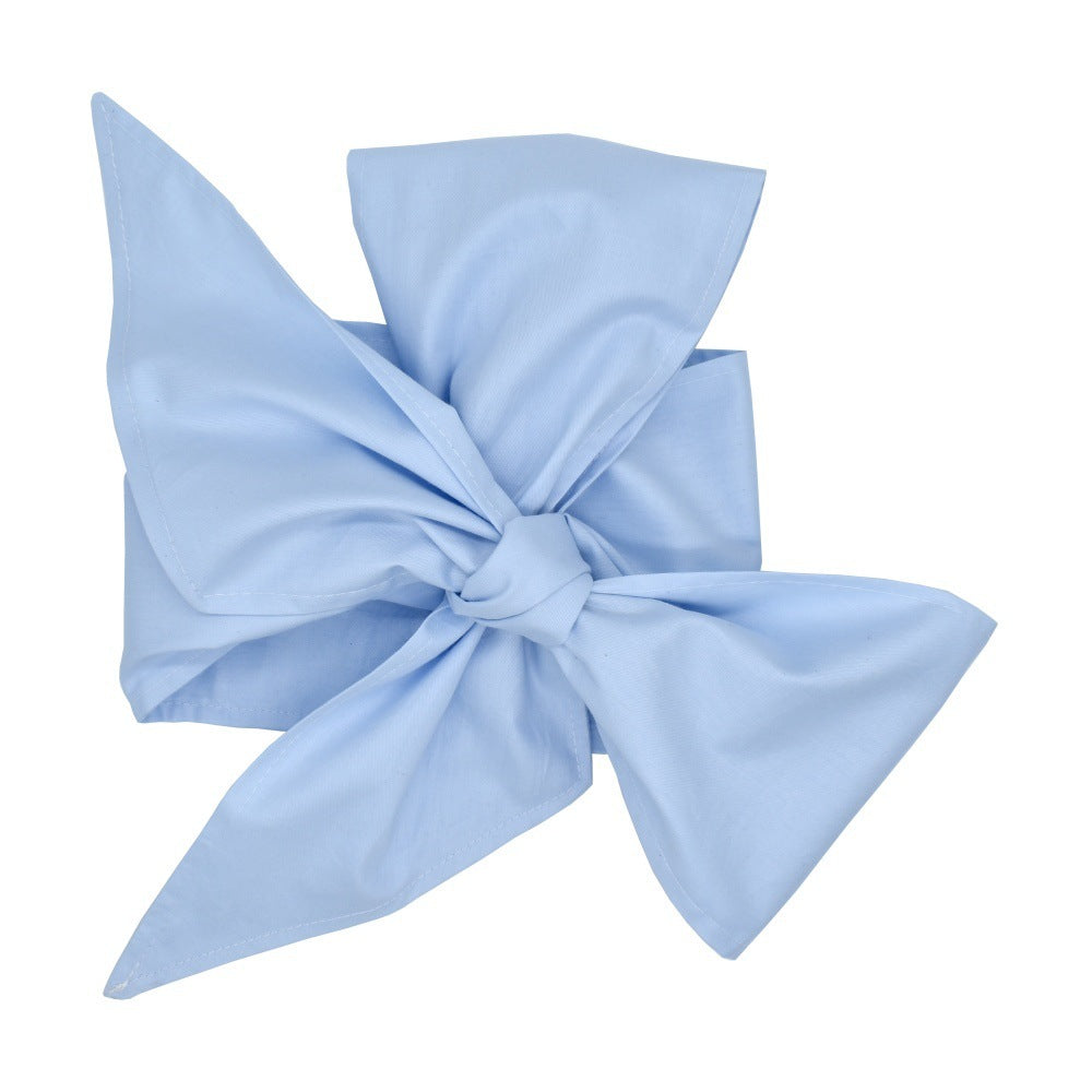 Baby Swaddling Blanket with Bow Scarf