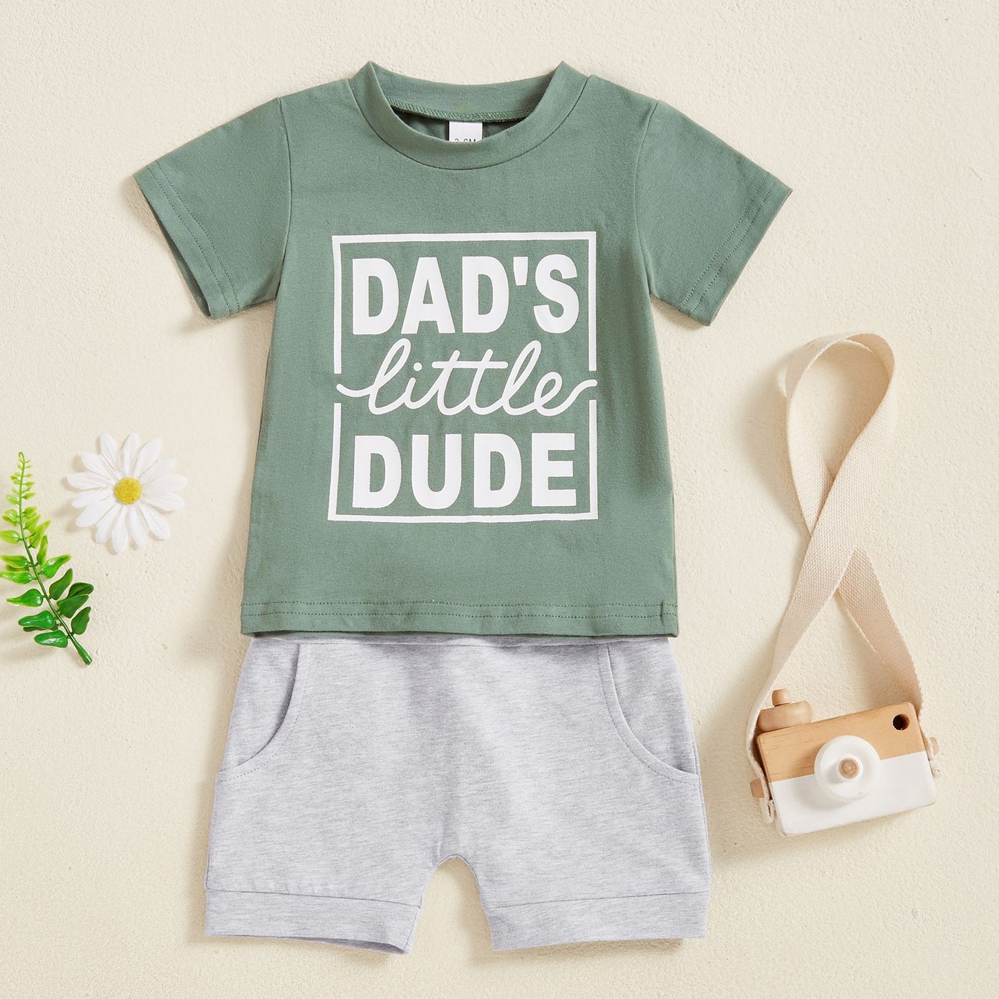 Dad's Little Dude Outfit 2pcs set