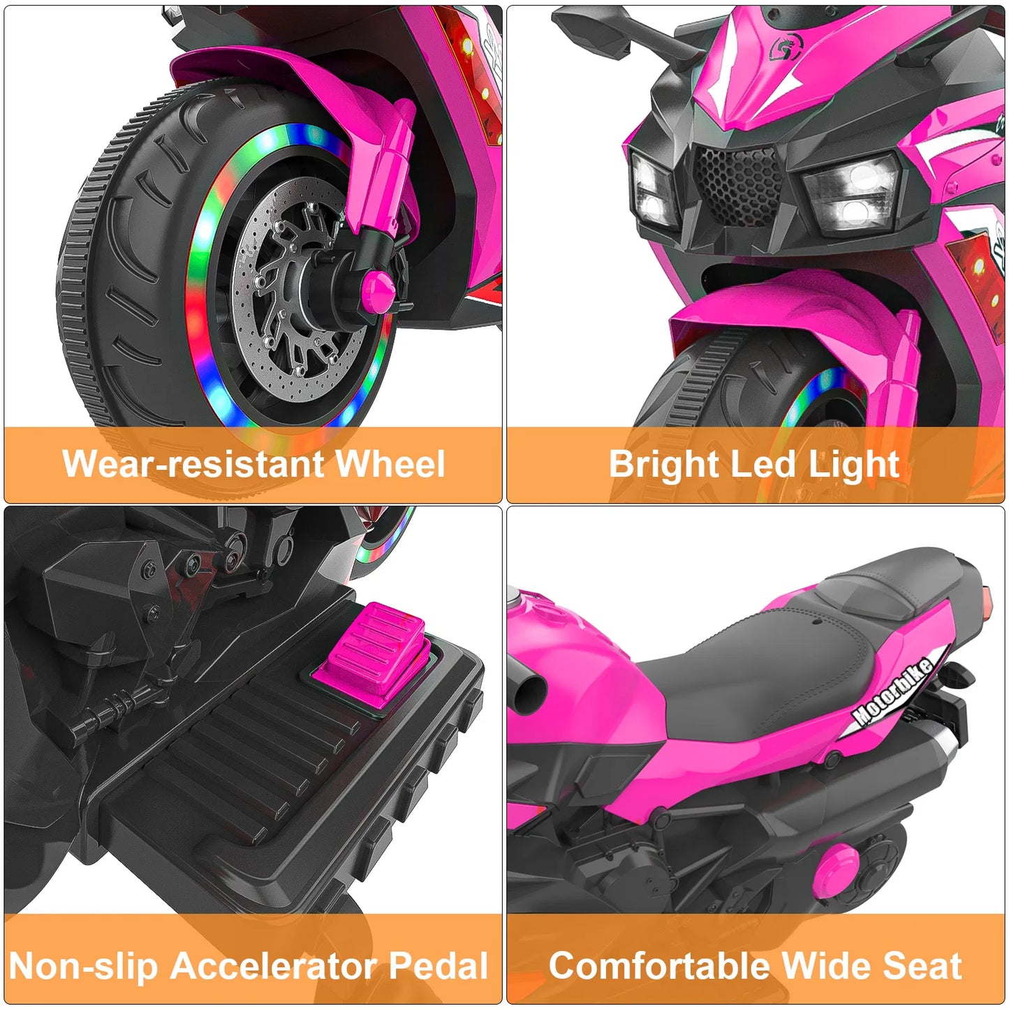 Children's 12V Electric Motorcycle