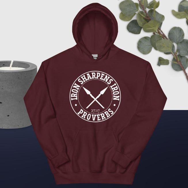 Men's Christian Iron Sharpens Iron Hoodie