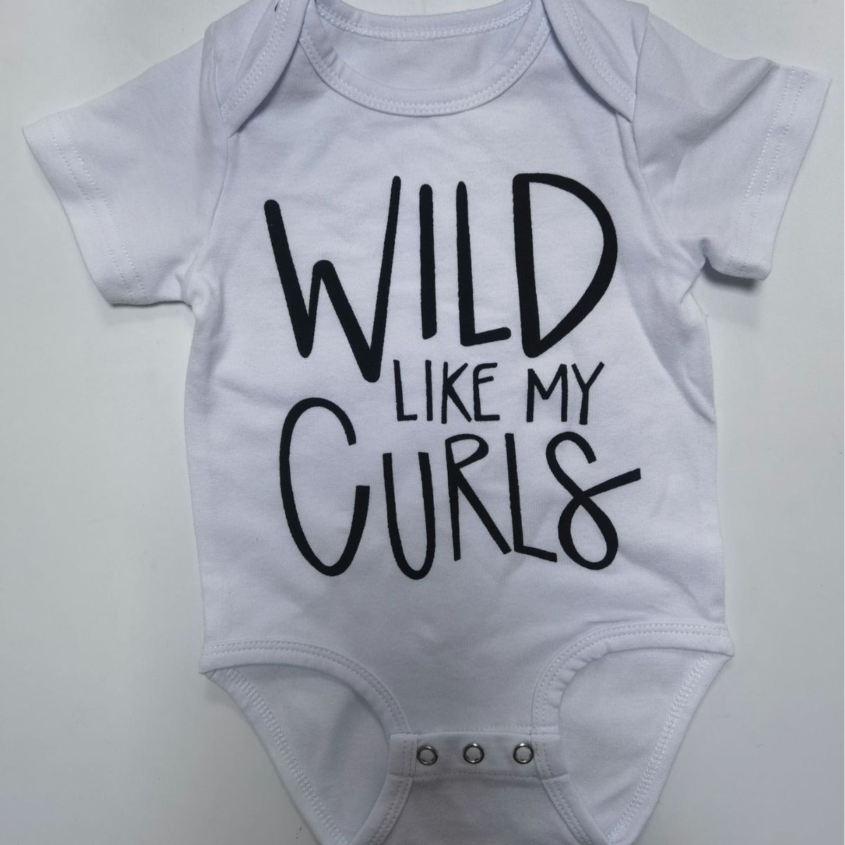 Baby Wild Like My Curls Onesie