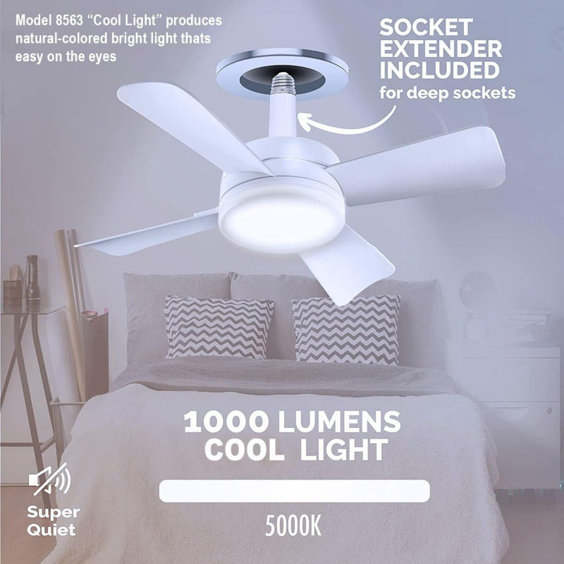Bell + Howell Socket Fan Light