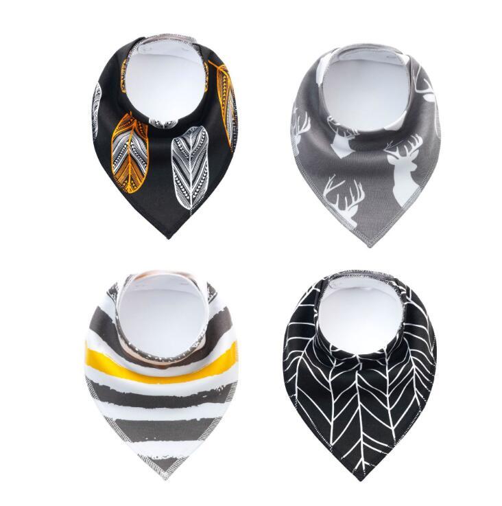 Baby Bandana Bib 4pk
