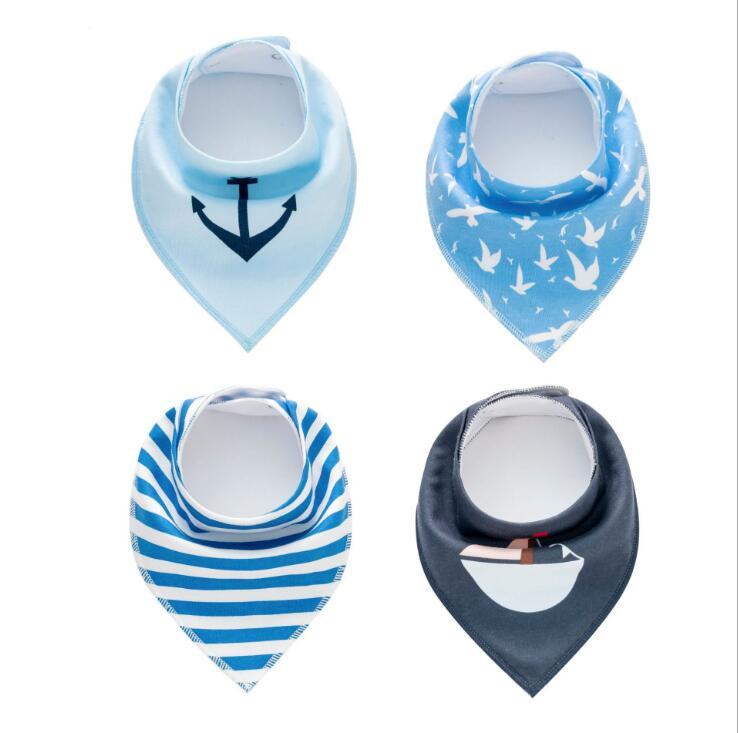 Baby Bandana Bib 4pk