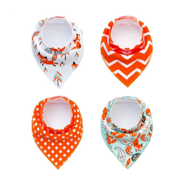 Baby Bandana Bib 4pk