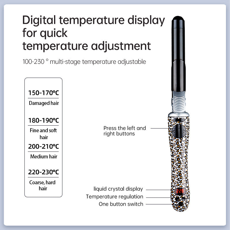 Leopard Print Curling Iron