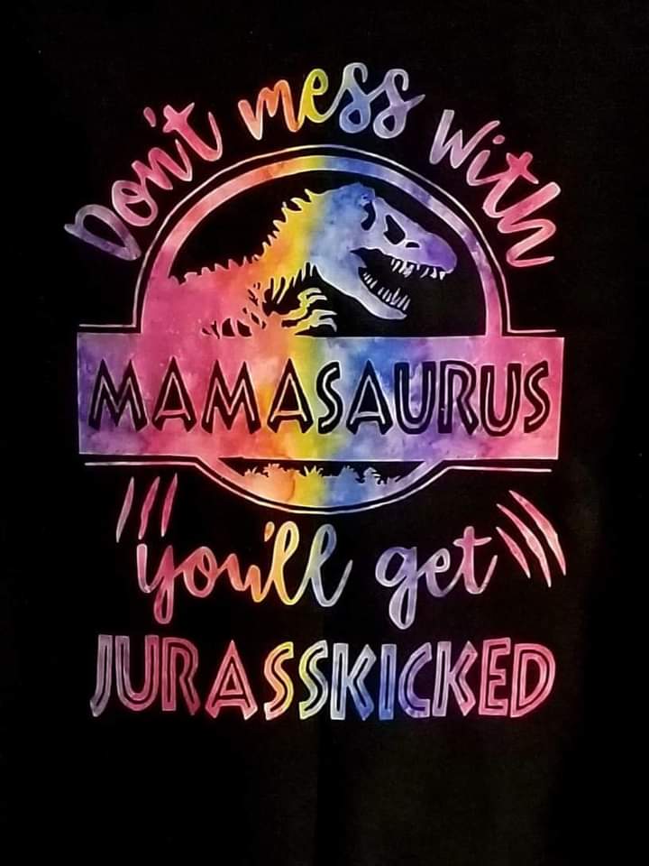 Don't Mess With 'Mama' or 'Daddy' saurus T-Shirt