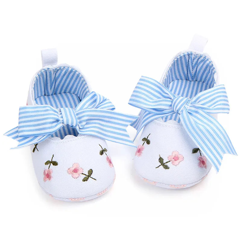 Baby Girl Striped Dress Shoes