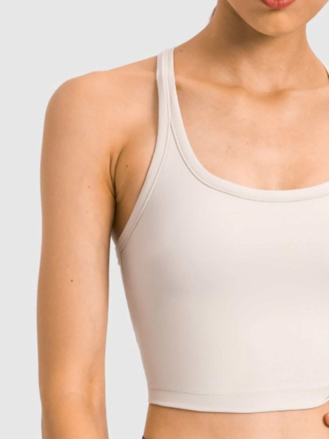 Millennia Scoop Neck Cropped Tank Top